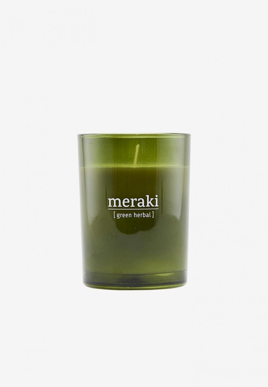 Meraki Scented Candle Green Herbal