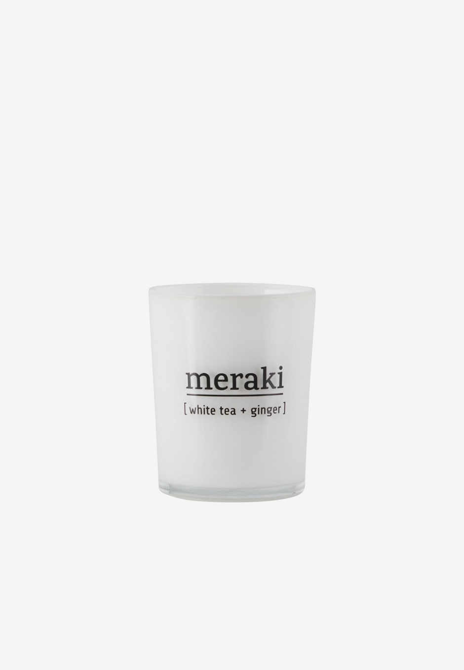 Meraki Scented Candle White Tea & Ginger