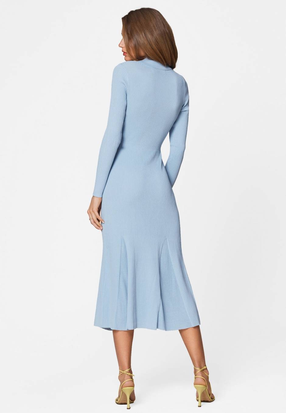 Adoore Knitted Riviera Dress Blue