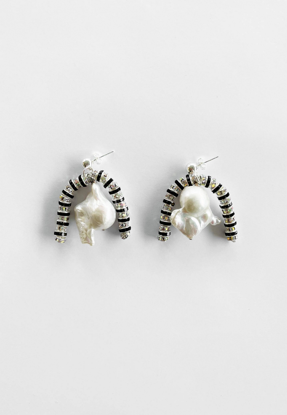 Pearl Octopuss.y Baroque Zebra Earrings