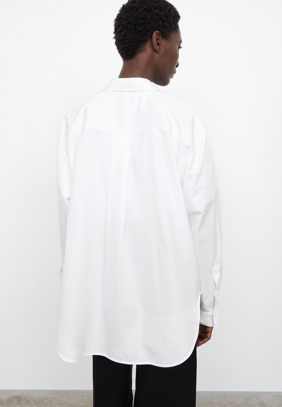 Totême Oversized Poplin Shirt White