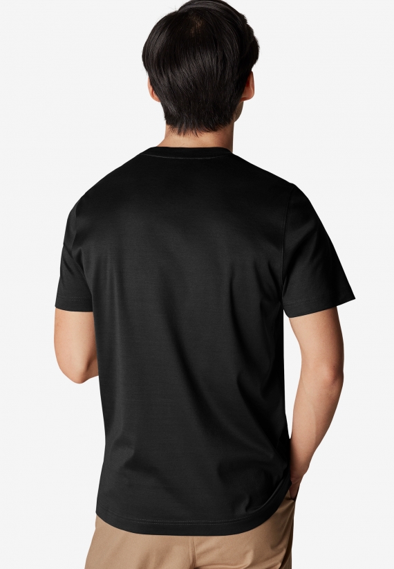 Eton Black Filo di Scozia t-shirt