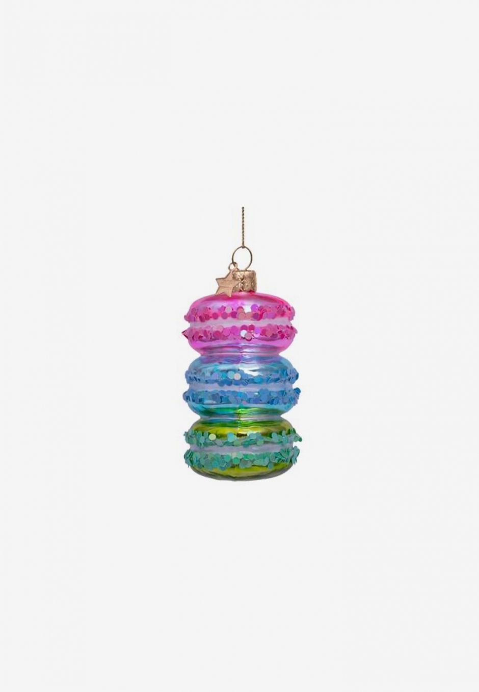 Vondels Ornament Glass Macaron Tower