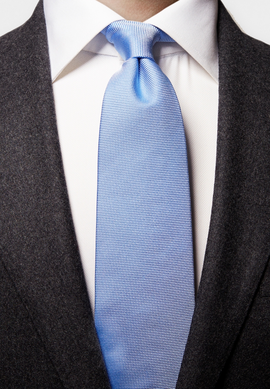 Eton Blue Basketweave Tie