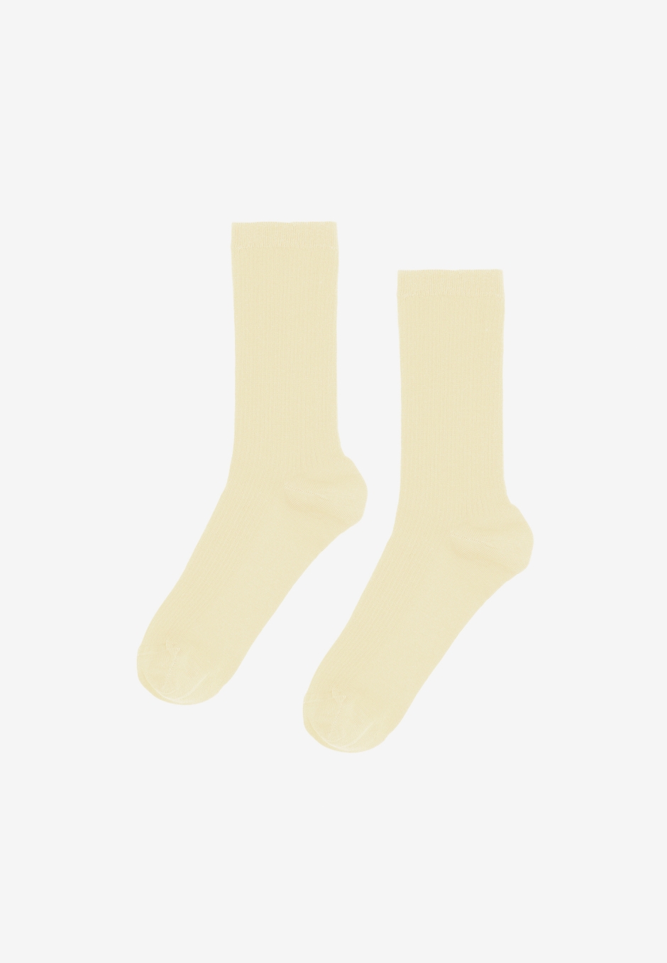 Colorful Standard Women Classic Organic Sock Soft Yellow