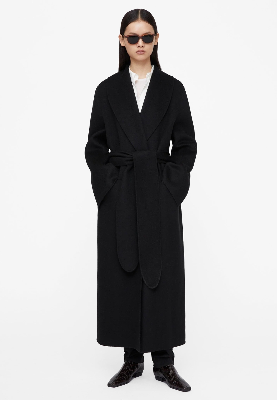 Totême Robe Coat Black