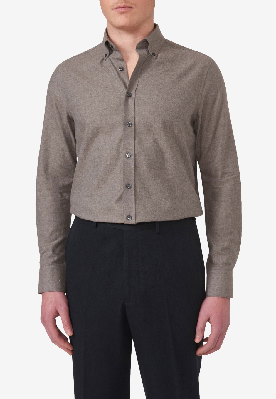 Oscar Jacobson Button Down Flannel Shirt