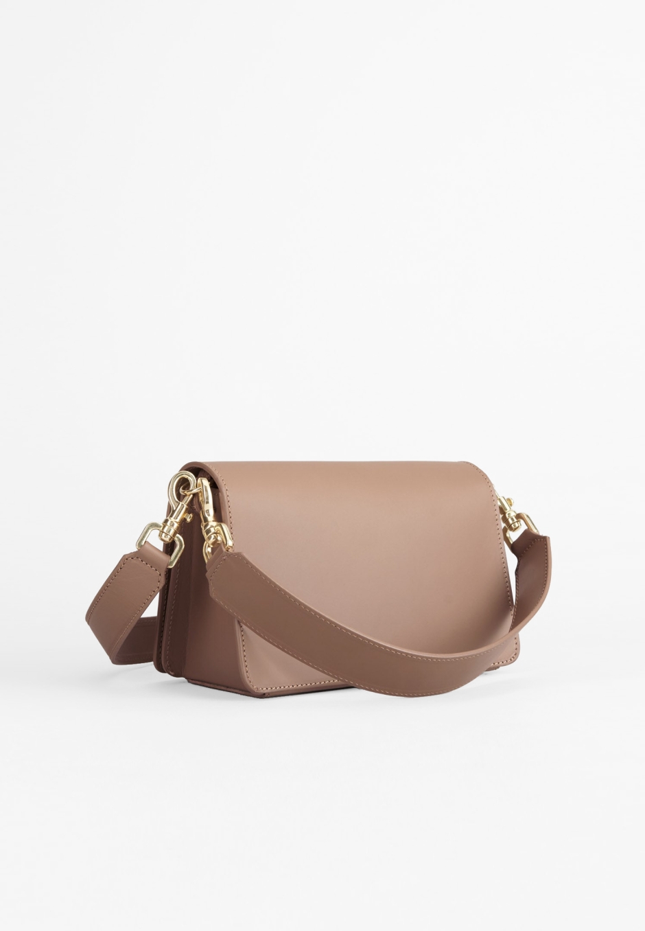 ATP Atelier Assisi Hazelnut Leather Baguette Bag