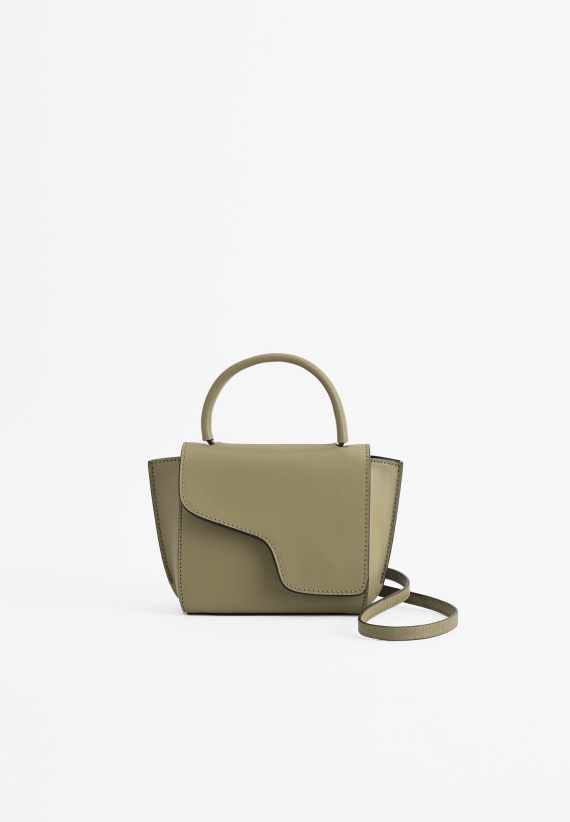 ATP Atelier Montalcino Sage Leather Mini Handbag