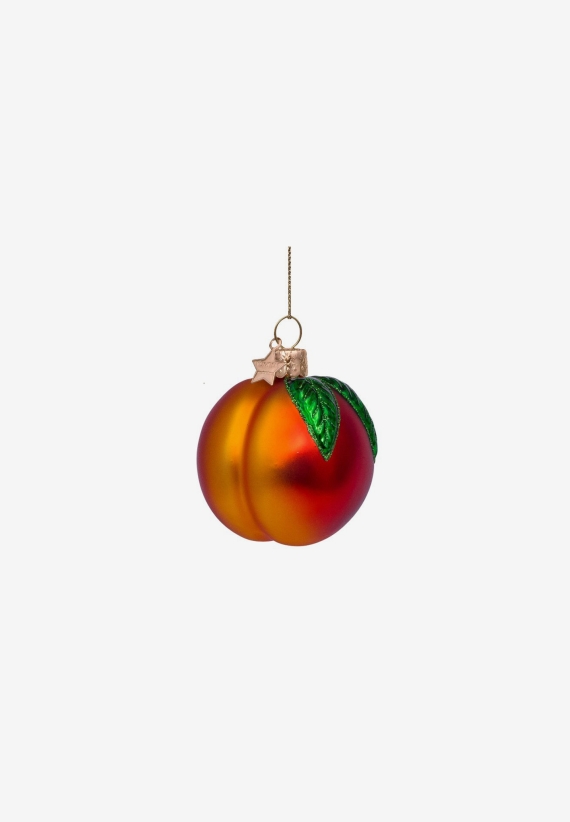 Vondels Ornament Glass Orange Peach