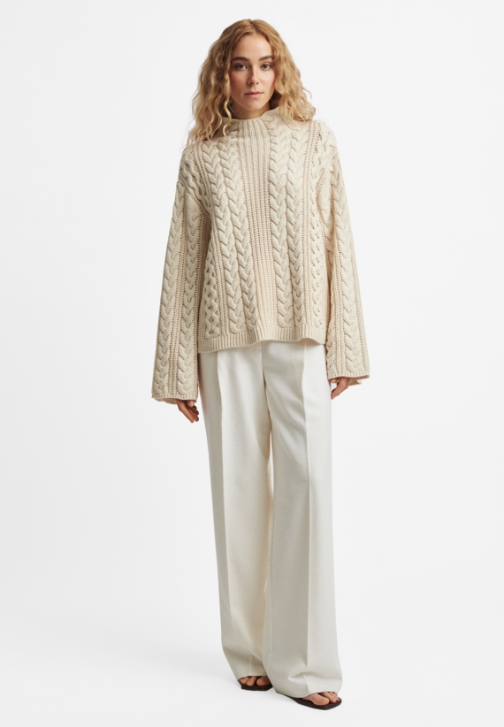 Stylein April Sweater Cable Cream