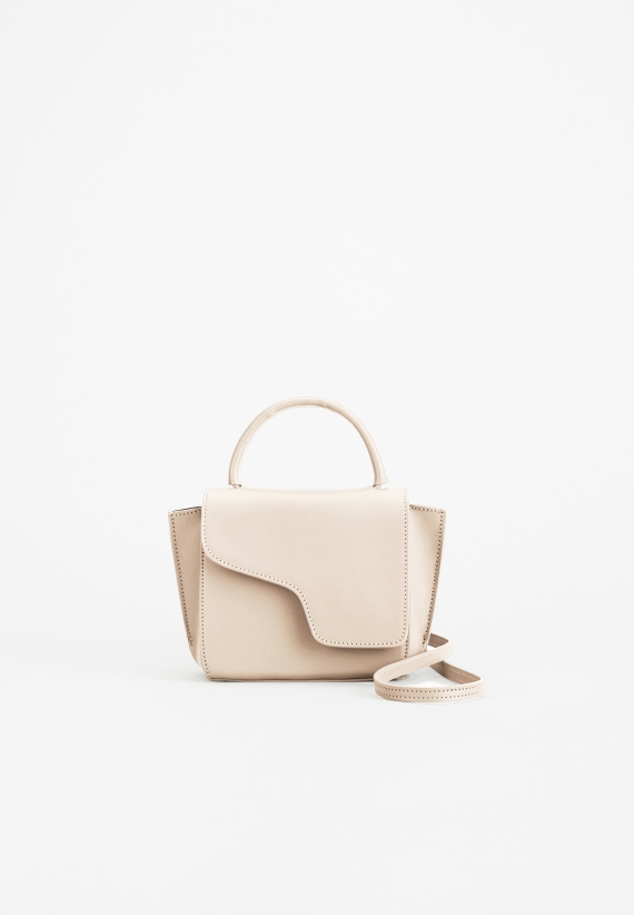 ATP Atelier Montalcino Limestone Leather Mini Handbag