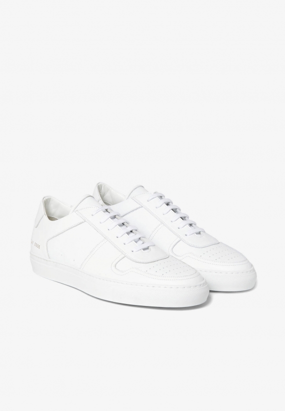 Common Projects Bball Low Leather White