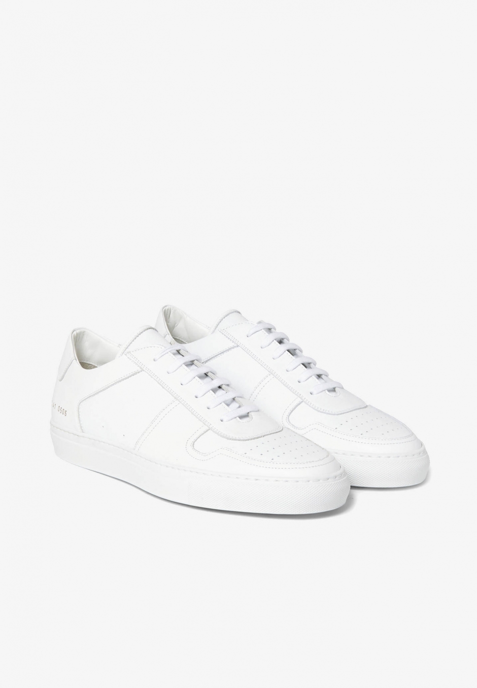 Common Projects Bball Low Leather White
